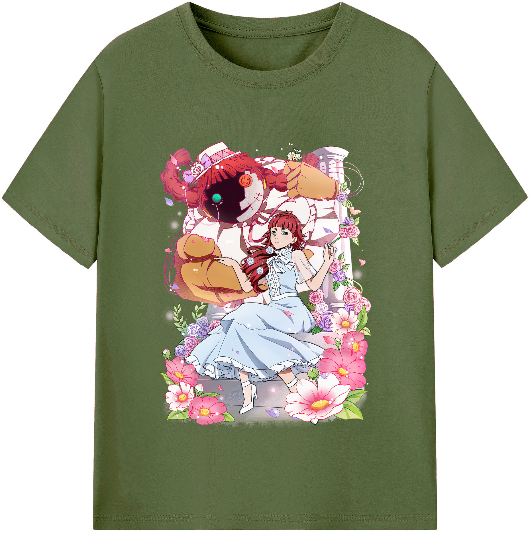 （画像用） 文豪ストレイドッグス Bungo Stray Dogs 綿100％半袖Tシャツ（フロントプリント）